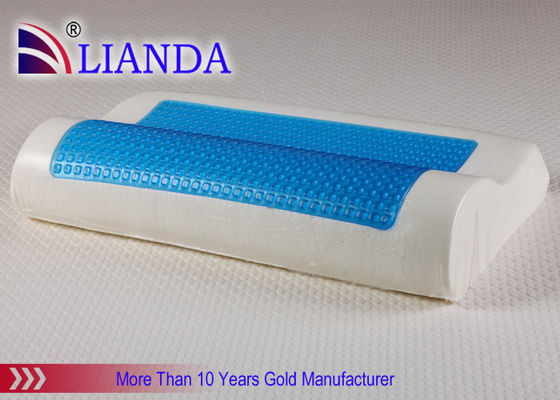 Pendinginan Perawatan Gel Kesehatan Sleep Standard Ukuran Contour Memory Foam Pillow