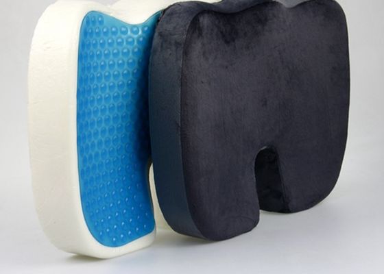 10 ans de mémoire de mousse de coussin de gel frais Seat de silicium avec la poignée