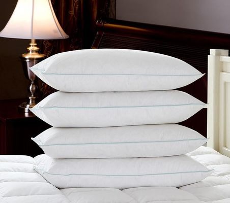 Flame Retardant Tahan Api Cotton Bawah Feather Pillow untuk Rumah dan Hotel