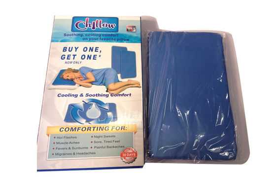 Lembut Biru Nylon + Sponge cillow keren gel bantal Untuk musim panas