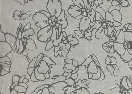 Grüne/weiße Blumen-/Schmetterlings-Jacquardwebstuhl-Polsterungs-Gewebe-Materialien