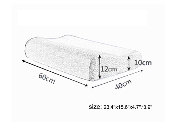 Alta onda resistente de la almohada de la espuma de la memoria del contorno de las innovaciones del sueño