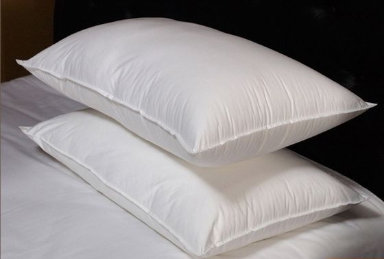 Đôi khâu ống bông xuống Feather Pillow Insert với Feather ngỗng trắng