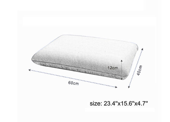 Oreiller ergonomique de cou de mousse de mémoire, oreiller de refroidissement de mousse de mémoire de gel grand