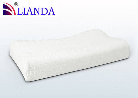 La mousse de luxe de mémoire repose le velours blanc, le CE d'oreiller de lit de mousse de mémoire/GV