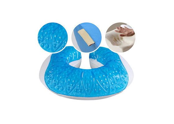 Pendinginan Putih / Disesuaikan Gel Memory Foam Pillow Kenyamanan Dan Dekorasi Penggunaan