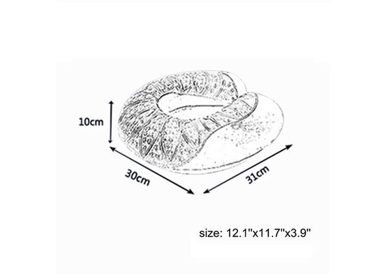 ผู้ใหญ่แฮนด์เมดคูลลิ่งเจลโฟมหน่วยความจำหมอน 31cm × 30cm × 10cm