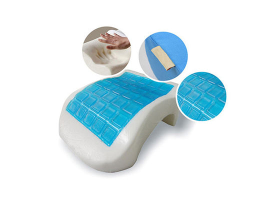 Concave Velvet Cooling Gel Memory Foam Pillow Neck , Massage Usage