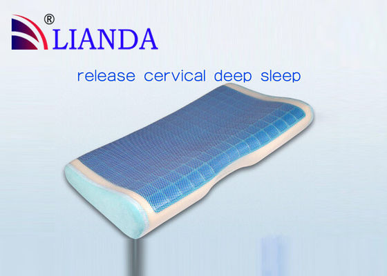Forever Cooling Gel Memory Foam Pillow Wave Shape CA117 / BS5852