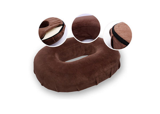 Black Health Care Polyester Memory Foam Seat Cushions For Office Chairs