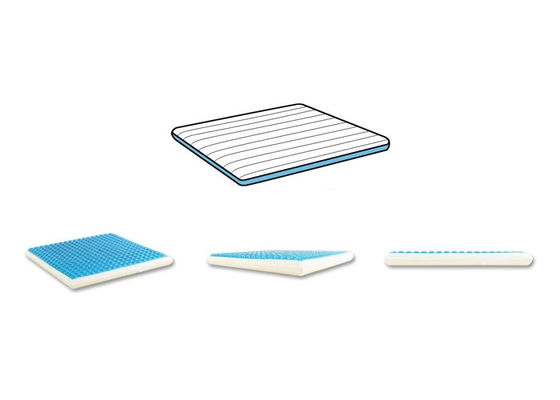 Polyester Kapak Soğutma Jeli Koltuk Minder / Bellek Köpüğü Oto Koltuğu Yastığı
