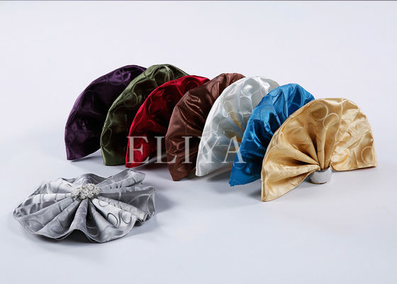 Nappe multi adaptée aux besoins du client d'hôtel de Decrations de Tableau de couleur avec des tissus de polyester
