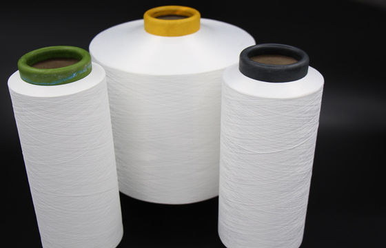 高い粘着性はポリエステル フィラメント ヤーン 100D/144F のカチオン ヤーンを織りました