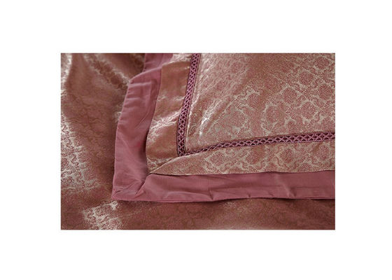 Σύγχρονη ρόδινη μαξιλαροθήκη παπλωμάτων μεταξιού Linens κρεβατιών πολυτέλειας κλινοστρωμνής Tencel