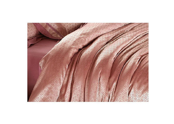Σύγχρονη ρόδινη μαξιλαροθήκη παπλωμάτων μεταξιού Linens κρεβατιών πολυτέλειας κλινοστρωμνής Tencel