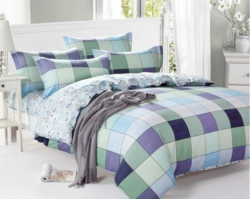 Volledig - grootte/Tweelinggrootte Gedrukte het Bladreeksen van het Huisbed, Luxe President Suite Bedding Set