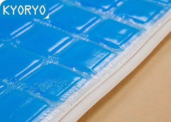 子供のためのゲルのマットレス パッドの Toweling 青く柔らかい冷却の繊維